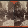 Rainbow falls, from below. Watkins Glen, N.Y.