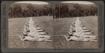 Skirmish line drill, cadets, West Point Military Academy.