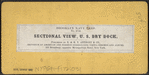 Sectional view, U.D. Dry Dock.