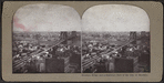Brooklyn Bridge and a bird's-eye view of the city of Brooklyn.