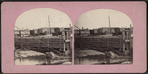 N.Y. Caisson E.R. Bridge with iron lining and shafts in place, but roof timbers not on.
