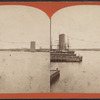 East River bridge towers.