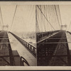 View of carriage, rail and foot roads, from platform around Brooklyn tower.