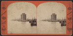 New York tower of East River bridge.