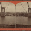 East River bridge, New York Lower, from Broadway.