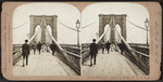 On the Promenade, Brooklyn Bridge, N.Y., U.S.A.