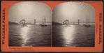 New York, East River, moonlight.
