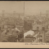Panorama of New York and Brooklyn Bridge, U.S.A.