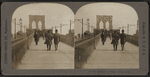 On Brooklyn Bridge, New York.