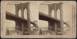 Brooklyn Bridge, near view, New York, U.S.A.