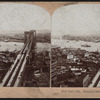 New York City. Brooklyn Bridge from "World" building, New York, N.Y.