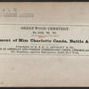 Monument of Miss Charlotte Canda, Battle Avenue.