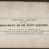 Monument of De Witt Clinton.