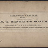 Jas. G. Bennett's monument.