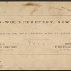 Wm. Corry's grave, Greenwood Cemetery.