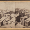 Bird's eye view of the bay of New York.