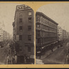 Newspaper publishers' buildings.