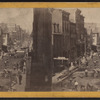 Laying the Nicolson pavement in Mercer St, New York.