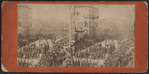 Lincoln's funeral procession on Broadway, New York.