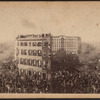 [View of crowd in New York City street.]