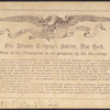 The Atlantic Telegraph Jubilee, New York.