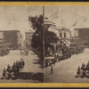 Arrival of the Governor at the City Hall under the escort of the Cavalry of the Seventh Regiment, June 18, 1860.
