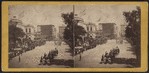 Arrival of the Governor at the City Hall under the escort of the Cavalry of the Seventh Regiment, June 18, 1860.