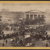 Cavalry entering the Park from Tyron Row, July 4, 1860.