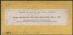 Troops entering the Park from Tryon Row, July 4, 1860.