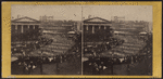 Troops entering the Park from Tryon Row, July 4, 1860.