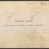 Bowling Green, On the arrival of the Prince of Wales in New York.