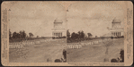 Young soldiers at the Tomb of the great General -- West Point Cadets passing Grant's Tomb, Dewey Celebration, New York.