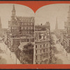 View down Broadway from post office.