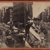 Looking up Broadway from the corner of Broome Street.