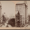 Broadway, the busy thoroughfare, New York, U. S. A..