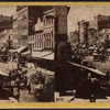 Looking down on Broadway from the corner of Canal Street.