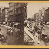 Looking down Broadway, from the corner of Chambers[Broome] Street.