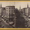 Looking down Broadway, from the corner of Chambers Street.