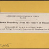 Looking down Broadway from the corner of Chambers Street.