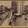 Looking up Broadway, from the corner of Astor Place.