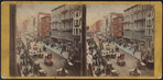 Looking up Broadway from the corner of Broome Street.