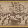 Broadway, looking north from new post office.