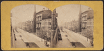 View on Fifth Avenue looking down[view of townhouses and church].