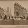 Fifth Avenue in front of the Vanderbuilt residences, New York, U.S.A.