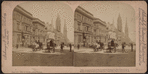 Fifth Avenue in front of the Vanderbuilt residences, New York, U.S.A.