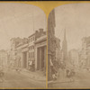 Wall Street and Trinity Church from the Custom House, New York.