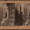 Trinity Church and Wall Street, New York City.