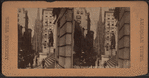 Trinity Church and Wall Street, New York City.