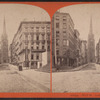 Wall Street looking toward Trinity Church.