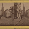 Wall Street, N.Y.[looking towards Trinity Church].